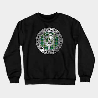 Clan Cockburn Crest & Tartan Knot Crewneck Sweatshirt